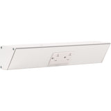 Task Lighting TR12-1WD-P-WT 12" TR Series Angle Power Strip, White Finish, White Receptacles