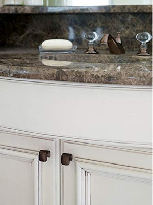 Amerock Cabinet Pull Satin Nickel 3-3/4 inch (96 mm) Center to Center Revitalize 1 Pack Drawer Pull Drawer Handle Cabinet Hardware