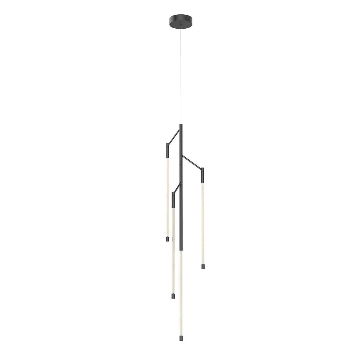 Kuzco PD74746-BK MOTIF 46" 3 HEAD PENDANT BLACK 30W 120VAC WITH LED DRIVER 2700K 90CRI