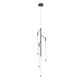 Kuzco PD74746-BK MOTIF 46" 3 HEAD PENDANT BLACK 30W 120VAC WITH LED DRIVER 2700K 90CRI