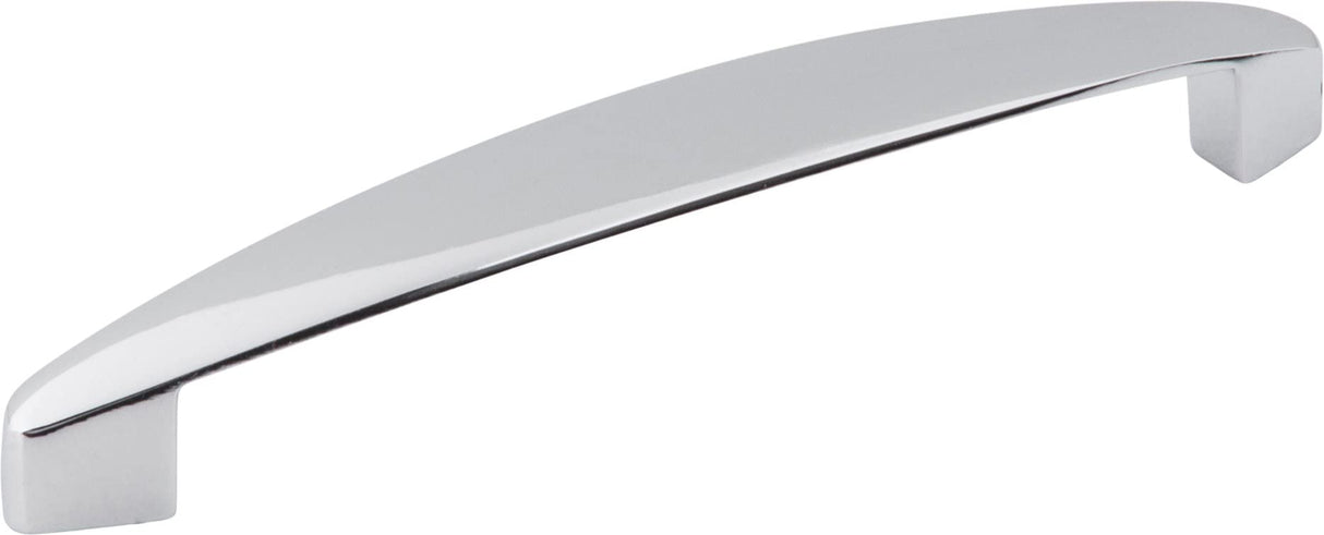 Elements 308-128SN 128 mm Center-to-Center Satin Nickel Asymmetrical Belfast Cabinet Pull