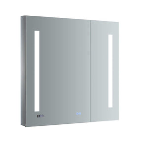 Fresca FMC013030 Fresca Tiempo 30" Wide x 30" Tall Bathroom Medicine Cabinet w/ LED Lighting & Defogger