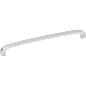 Elements 984-192PC 192 mm Center-to-Center Polished Chrome Square Slade Cabinet Pull