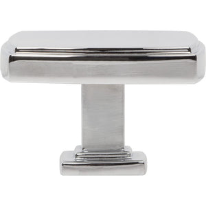 Jeffrey Alexander 141L-PC 1-3/4" Overall Length Polished Chrome Square Renzo Cabinet Knob