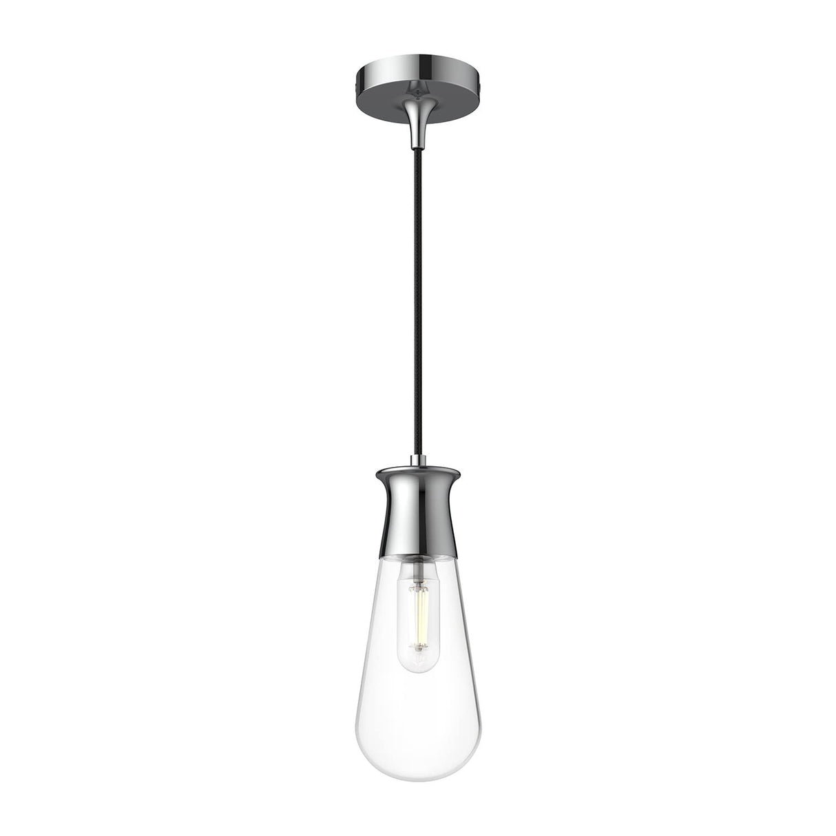 Alora PD464001CH MARCEL 4" PENDANT CHROME 72" WIRE E26 60W