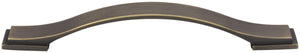 Jeffrey Alexander 80152-160MB 160 mm Center-to-Center Matte Black Strap Mirada Cabinet Pull
