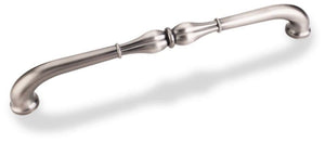 Jeffrey Alexander 818-12BNBDL 12" Center-to-Center Brushed Pewter Bella Appliance Handle