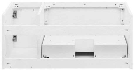 Fresca FCB6136WH-UNS-L Fresca Lucera 36" White Wall Hung Undermount Sink Modern Bathroom Cabinet - Left Version