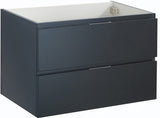 Fresca FCB8330GG Fresca Valencia 30" Dark Slate Gray Wall Hung Modern Bathroom Cabinet