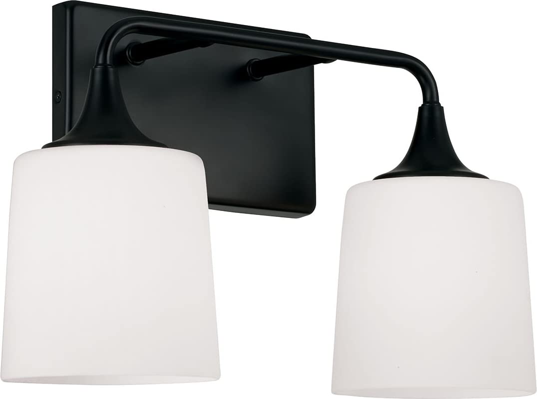 Capital Lighting 148921MB-541 Presley 2 Light Vanity Matte Black