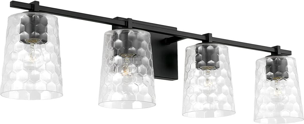 Capital Lighting 143541MB-517 Burke 4 Light Vanity Matte Black
