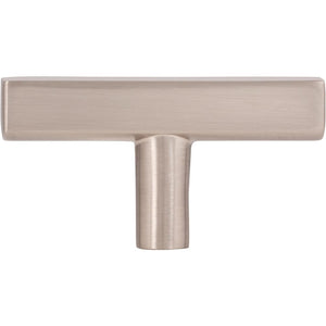Jeffrey Alexander 845TL-SN 2-1/4" Satin Nickel Dominique Cabinet "T" Knob