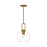 Alora PD601608AGCP SOJI 8" PD AGED BRASS COPPER GLASS CORD 72 1X60W E26