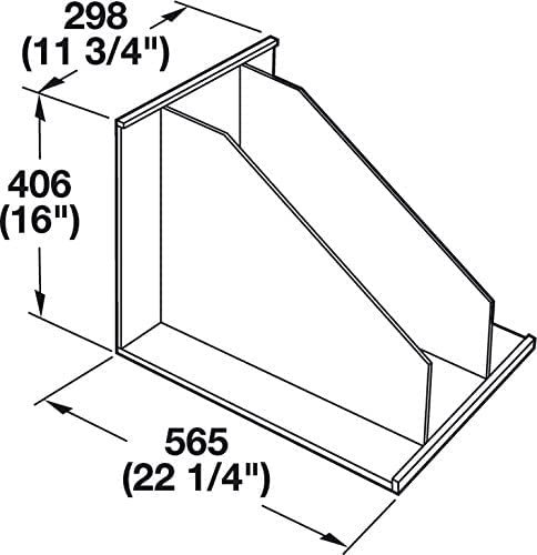 Hardware Resources TD3 Wooden Tray Divider