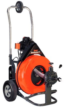 General Wire S92 Basic Speedrooter 92 w/ 1/2 hp Motor, S92-450 Large Drum, Water-Proof Air Foot Switch, 20 ft. Power Cord w/GFI, Leather Gloves, (no cable)