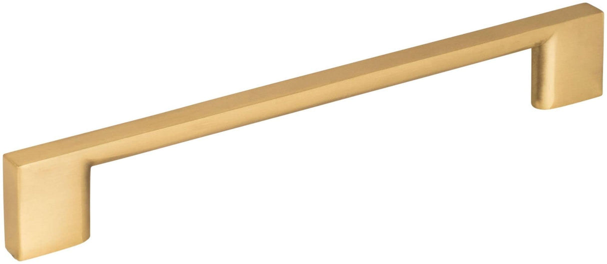 Jeffrey Alexander 635-160BG 160 mm Center-to-Center Brushed Gold Square Sutton Cabinet Bar Pull