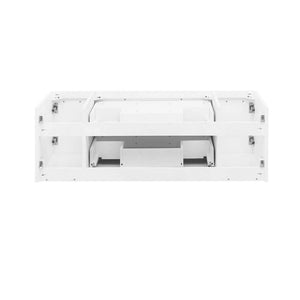 Fresca FCB6148WH-VSL-D Fresca Lucera 48" White Wall Hung Double Vessel Sink Modern Bathroom Cabinet