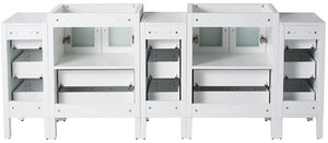 Fresca FCB62-72WH Fresca Torino 72" White Modern Bathroom Cabinets