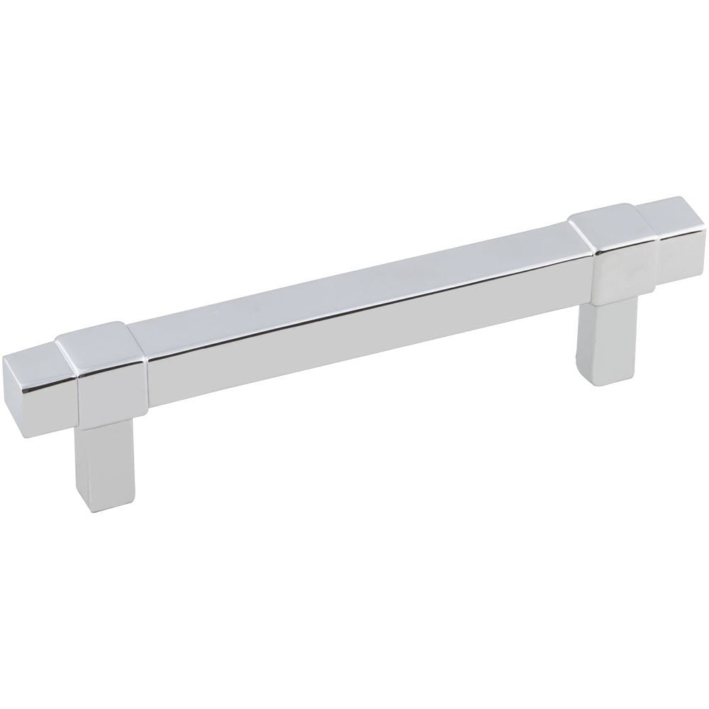 Jeffrey Alexander 293-96PC 96 mm Center-to-Center Polished Chrome Square Zane Cabinet Pull