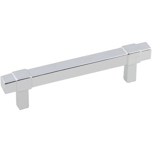 Jeffrey Alexander 293-96PC 96 mm Center-to-Center Polished Chrome Square Zane Cabinet Pull