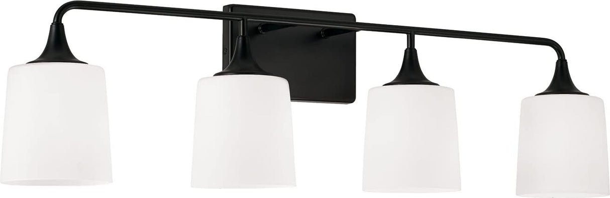 Capital Lighting 148941MB-541 Presley 4 Light Vanity Matte Black