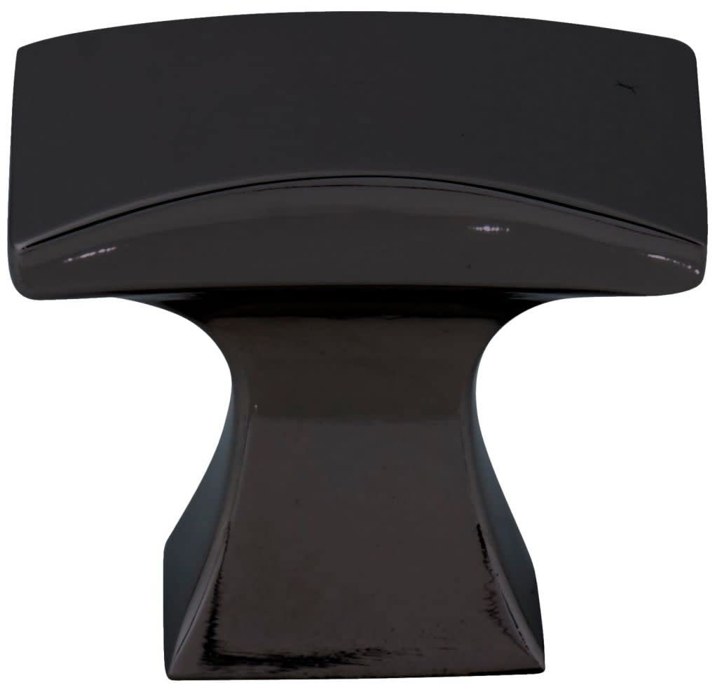 Jeffrey Alexander 767MB 1-1/4" Overall Length Matte Black Flared Philip Cabinet Knob