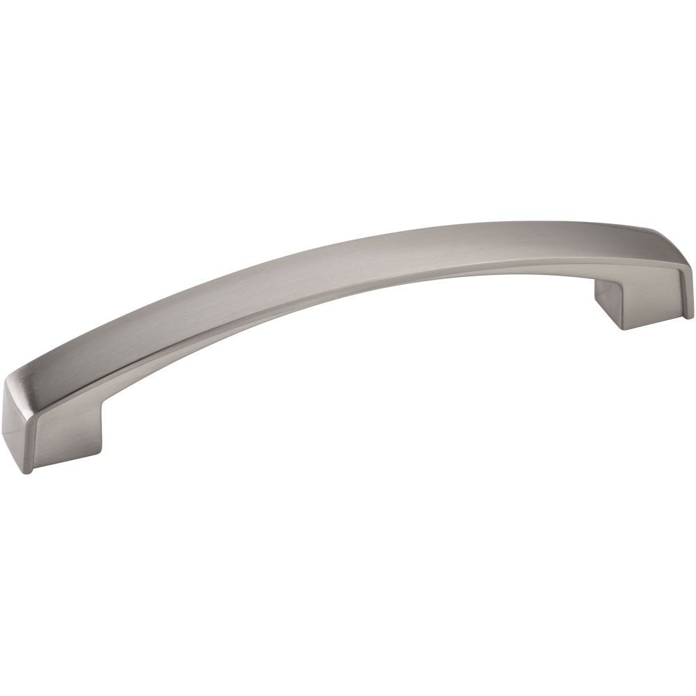 Jeffrey Alexander 549-128SN 128 mm Center-to-Center Satin Nickel Square Merrick Cabinet Pull
