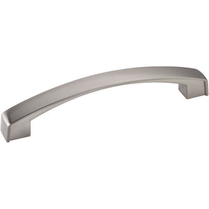 Jeffrey Alexander 549-128SN 128 mm Center-to-Center Satin Nickel Square Merrick Cabinet Pull