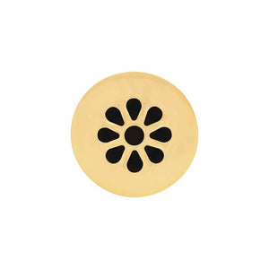 Premier Copper Products D-207PB 1.5-Inch Non-Overflow Grid Bathroom Sink Drain, Polished Brass