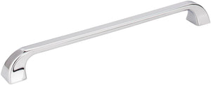 Jeffrey Alexander 972-224PC 224 mm Center-to-Center Polished Chrome Square Marlo Cabinet Pull