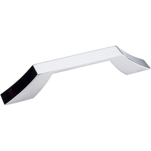 Jeffrey Alexander 798-96PC 96 mm Center-to-Center Polished Chrome Square Royce Cabinet Pull