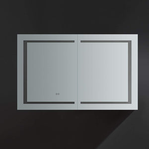 Fresca FMC024830 Fresca Spazio 48" Wide x 30" Tall Bathroom Medicine Cabinet w/ LED Lighting & Defogger