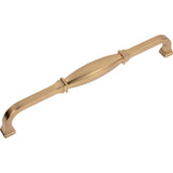 Jeffrey Alexander 278-12SBZ 12" Center-to-Center Satin Bronze Audrey Appliance Handle