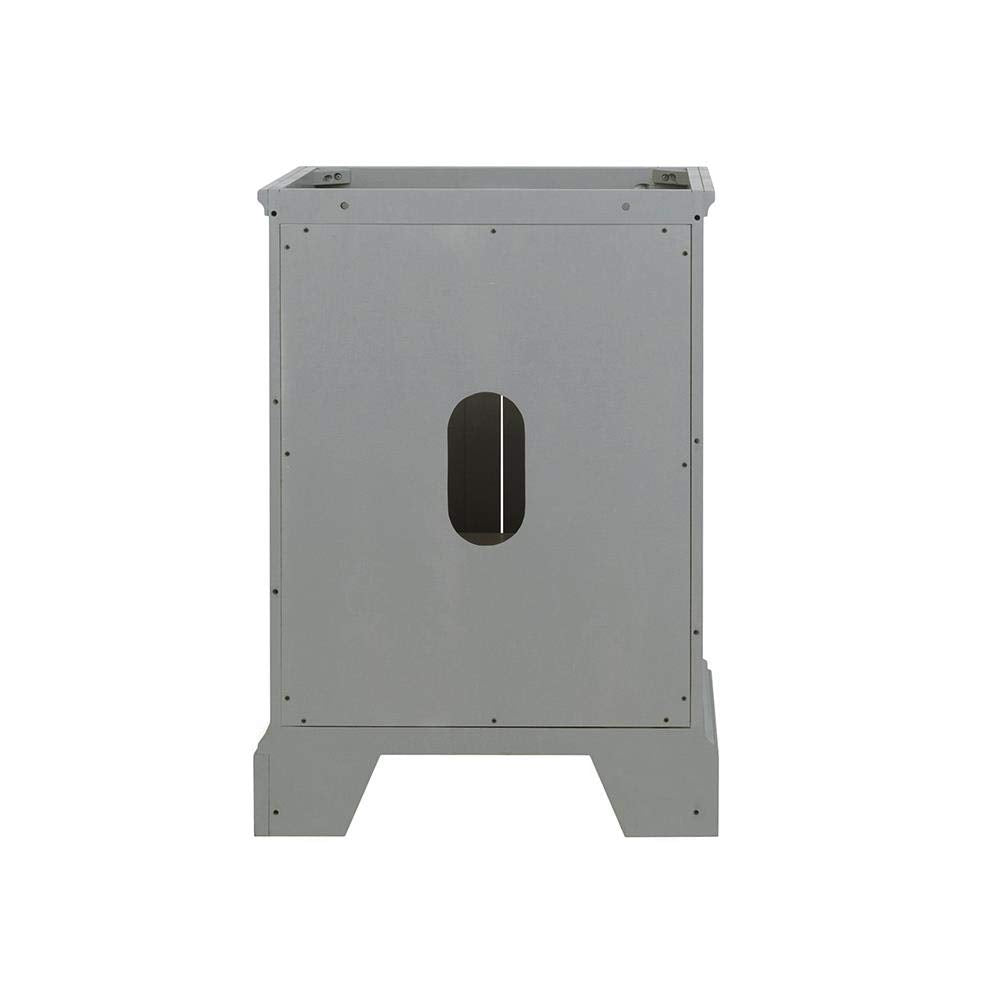 Fresca FCB2424GRV Fresca Windsor 24" Gray Textured Traditional Bathroom Cabinet