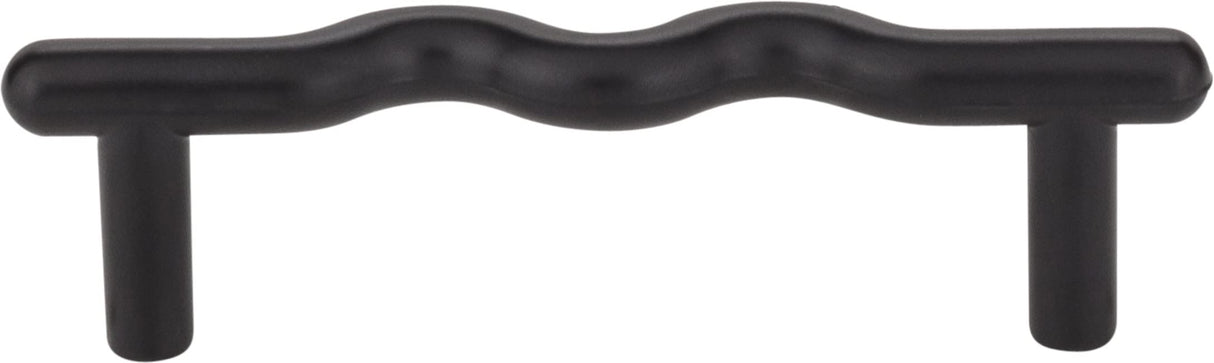 Elements Z105SN 3" Center-to-Center Satin Nickel Wavy Verona Cabinet Pull