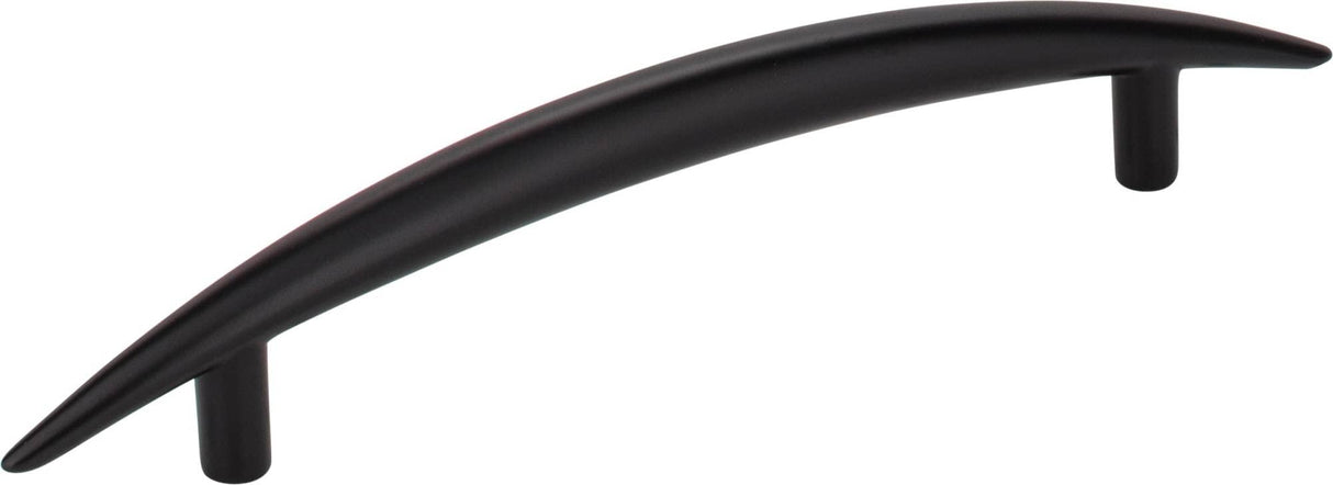 Elements 413321 128 mm Center-to-Center Matte Black Arched Verona Cabinet Pull