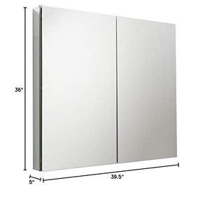 Fresca FMC8011 Fresca 40" Wide x 36" Tall Bathroom Medicine Cabinet w/ Mirrors