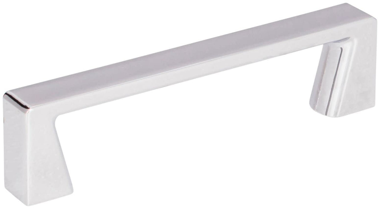 Jeffrey Alexander 177-96PC 96 mm Center-to-Center Polished Chrome Square Boswell Cabinet Pull