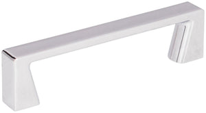 Jeffrey Alexander 177-96PC 96 mm Center-to-Center Polished Chrome Square Boswell Cabinet Pull