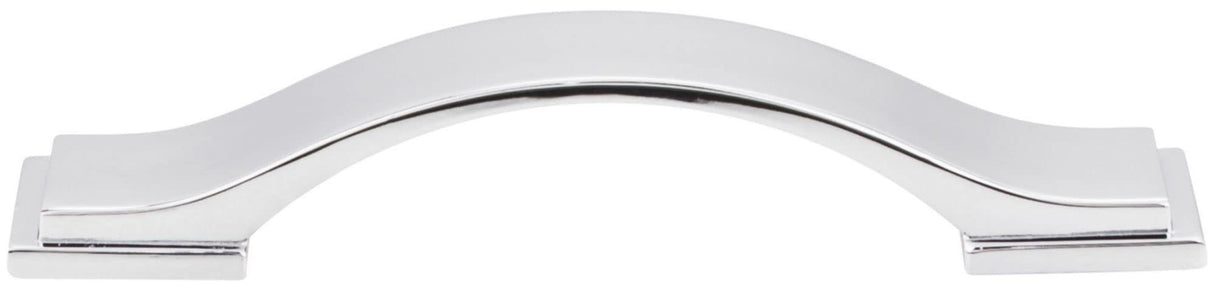 Jeffrey Alexander 80152-96BNBDL 96 mm Center-to-Center Brushed Pewter Strap Mirada Cabinet Pull