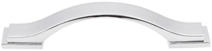 Jeffrey Alexander 80152-96MB 96 mm Center-to-Center Matte Black Strap Mirada Cabinet Pull