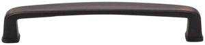 Jeffrey Alexander 1092-128AB 128 mm Center-to-Center Brushed Antique Brass Square Milan 1 Cabinet Pull