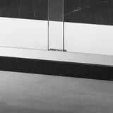 Essence 68''-72''W * 76''H Framed Shower Door in Brushed Nickel