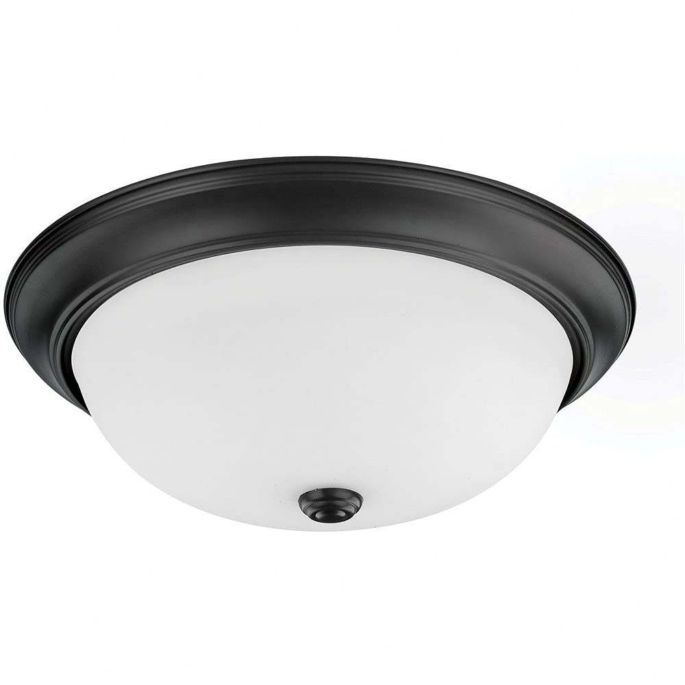 Capital Lighting 214731MB Bates 3 Light Flush Mount Matte Bl;ack