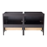 Fresca FCB20-3030ES Fresca Oxford 59" Espresso Traditional Double Sink Bathroom Cabinets