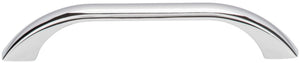 Jeffrey Alexander 4128PC 128 mm Center-to-Center Polished Chrome Square Sonoma Cabinet Pull