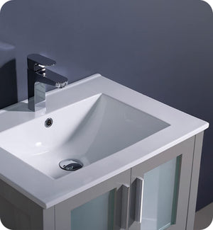 Fresca FCB6224GR Fresca Torino 24" Gray Modern Bathroom Cabinet
