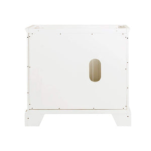Fresca FCB2436WHM Fresca Windsor 36" Matte White Traditional Bathroom Cabinet