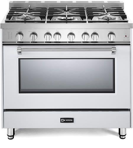 Verona VPFSGG365W Prestige 36" Gas Single Oven Range - White