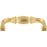 Jeffrey Alexander 278-96BG 96 mm Center-to-Center Brushed Gold Audrey Cabinet Pull